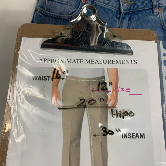 GARAGE Denim FLARE JEANS SIZE 13  ( W31) Casual Back To School - Picture 5 of 8